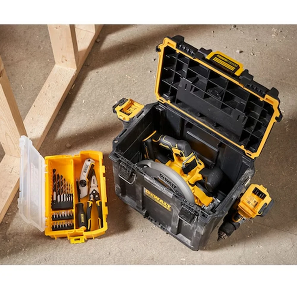 Caixa Plastica Bau Profunda Toughsystem 2.0 Para Ferramentas 14X15X10CM Dewalt DWST08035