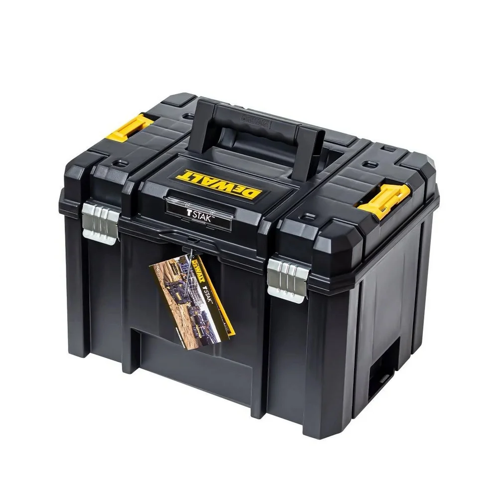 Caixa Plastica Bau Tstak para Ferramentas Com Bandeja 13"-33CM Dewalt DWST17806