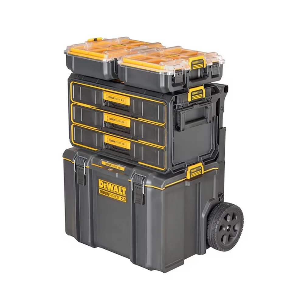 Caixa Plastica Gaveta Tripla Toughsystem 2.0 Para Ferramentas 32X55CM Dewalt DWST08330