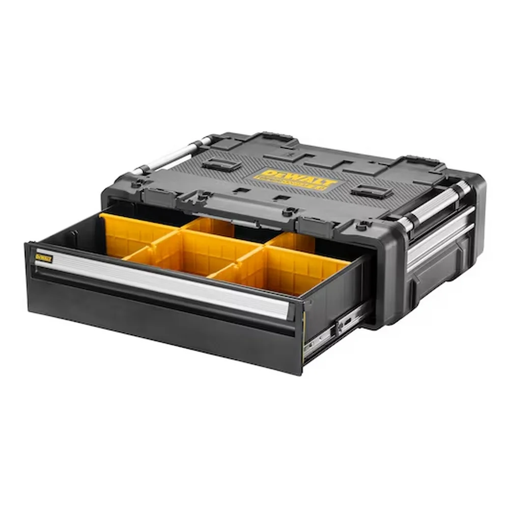 Caixa Plastica Organizadora Toughsystem 2.0 DXL com 1 Gaveta Profunda para Ferramentas 55X25X76CM Dewalt DWST08510