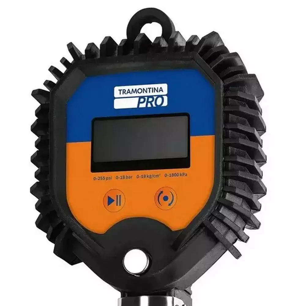 Calibrador e Bico de Encher Pneus Digital 255PSI Tramontina Pro 46300/050