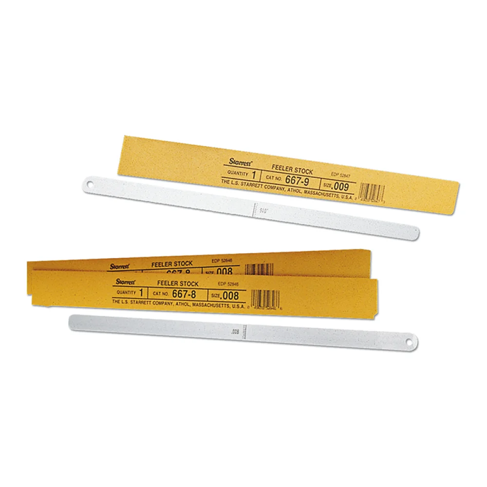 Calibre de Folga Avulso 10 Pecas 0,05X300X12,7MM Starrett 667M5