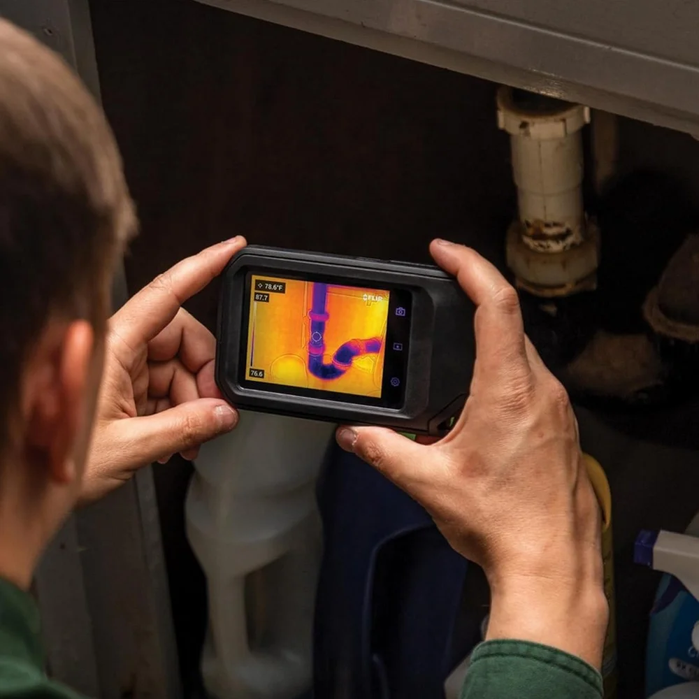 Camera Termografica Compacta Termovisor com WI-FI 19200 Pixels -20A400 CELSIUS Flir C5