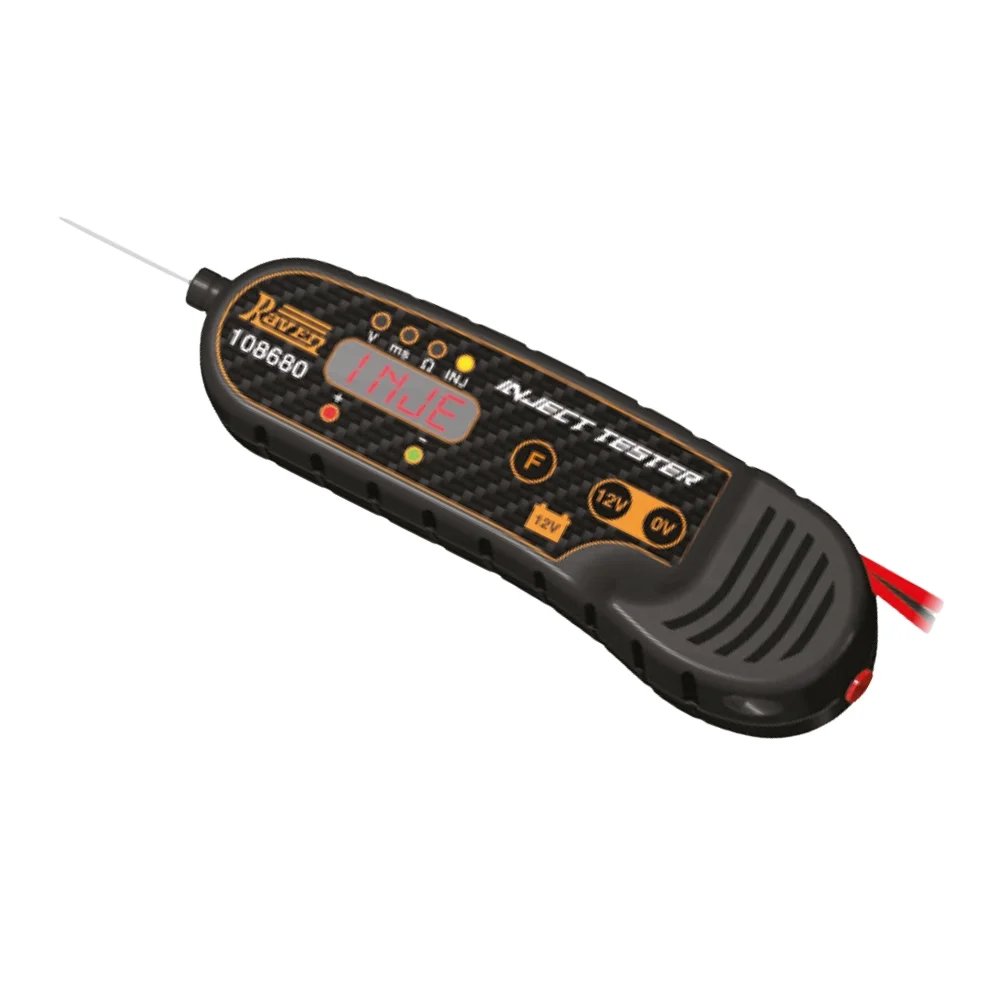 Caneta de Polaridade Multifuncoes Inject Tester Digital 12/24V Raven 108680