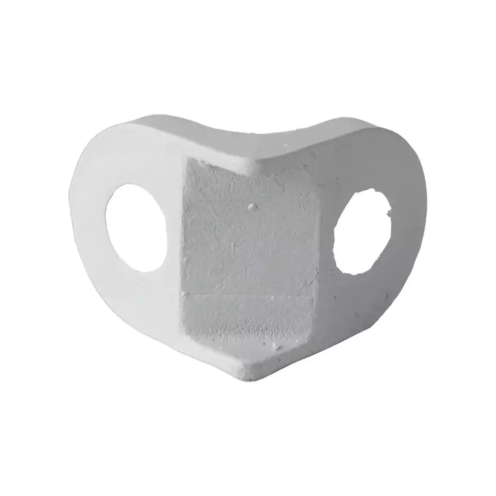 Cantoneira Suporte Prateleira Vazada Branca 13X13MM Bendoor 5191VB