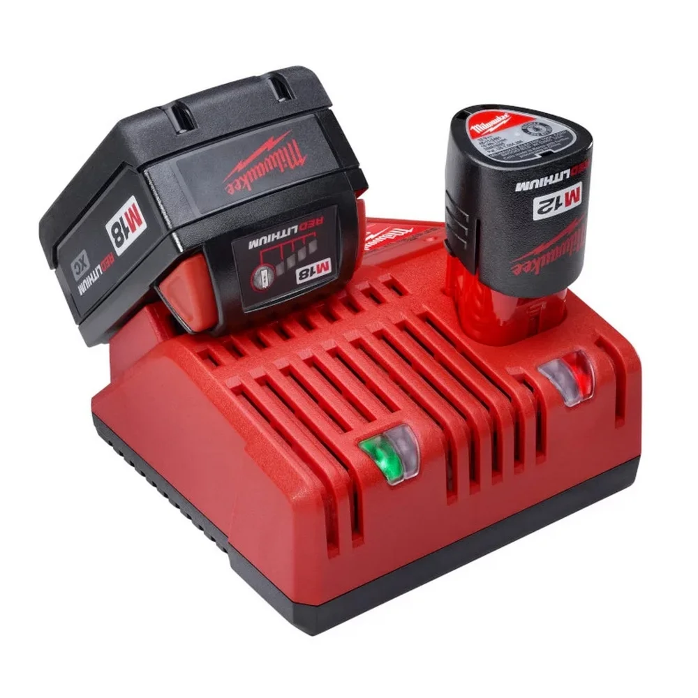 Carregador de Bateria 12V E 18V Bivolt Milwaukee 48-1959
