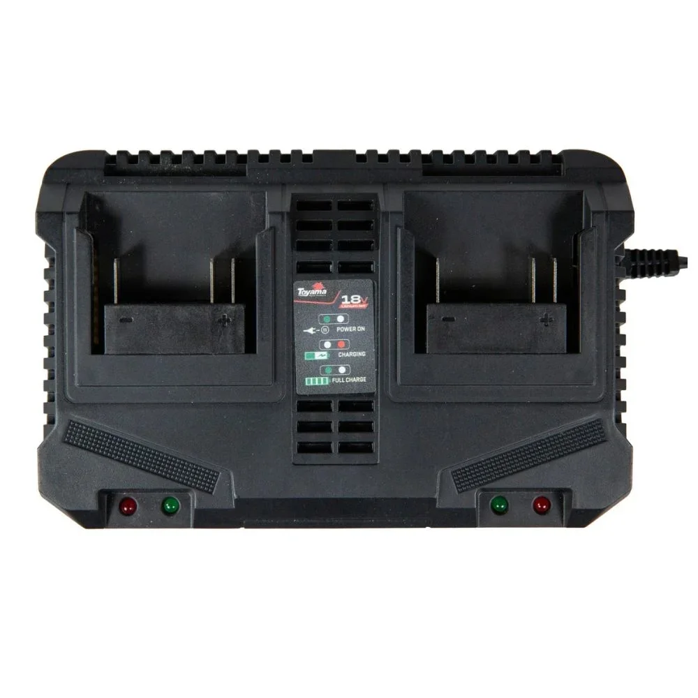 Carregador de Bateria Duplo 18V 2,5AH Bivolt Toyama TBT18CHG2.5D2