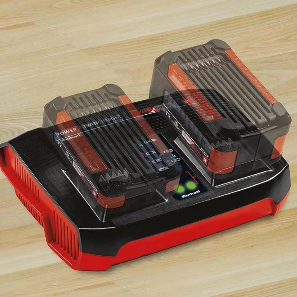 Carregador de Bateria Duplo Fast Charger 18V Bivolt Einhell 68071
