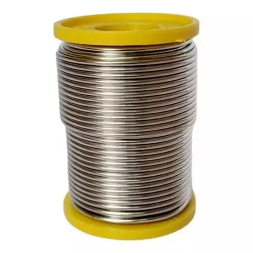 Carretel de Solda 50x50 Amarelo FIO com Fluxo 2,5MM X 500G Cobix 441