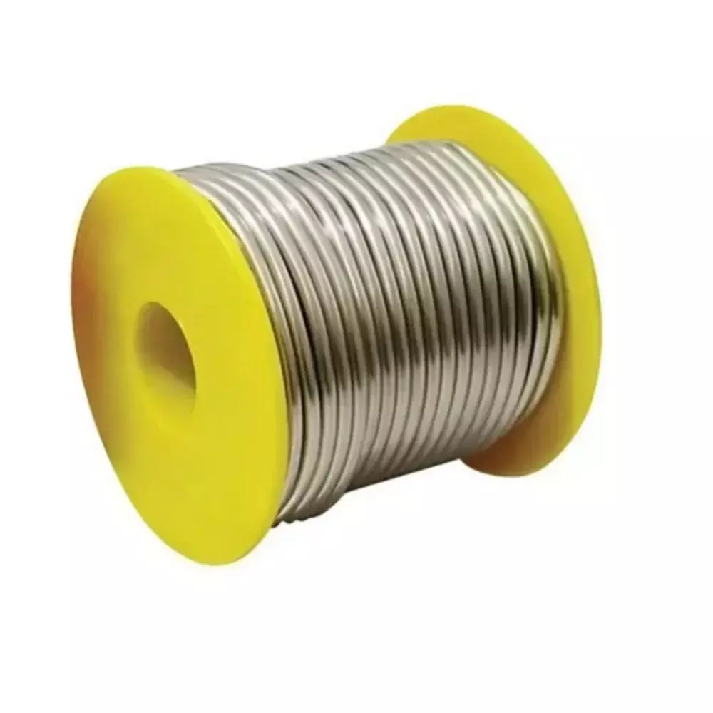 Carretel de Solda 50x50 Amarelo FIO com Fluxo 2,5MM X 500G Cobix 441