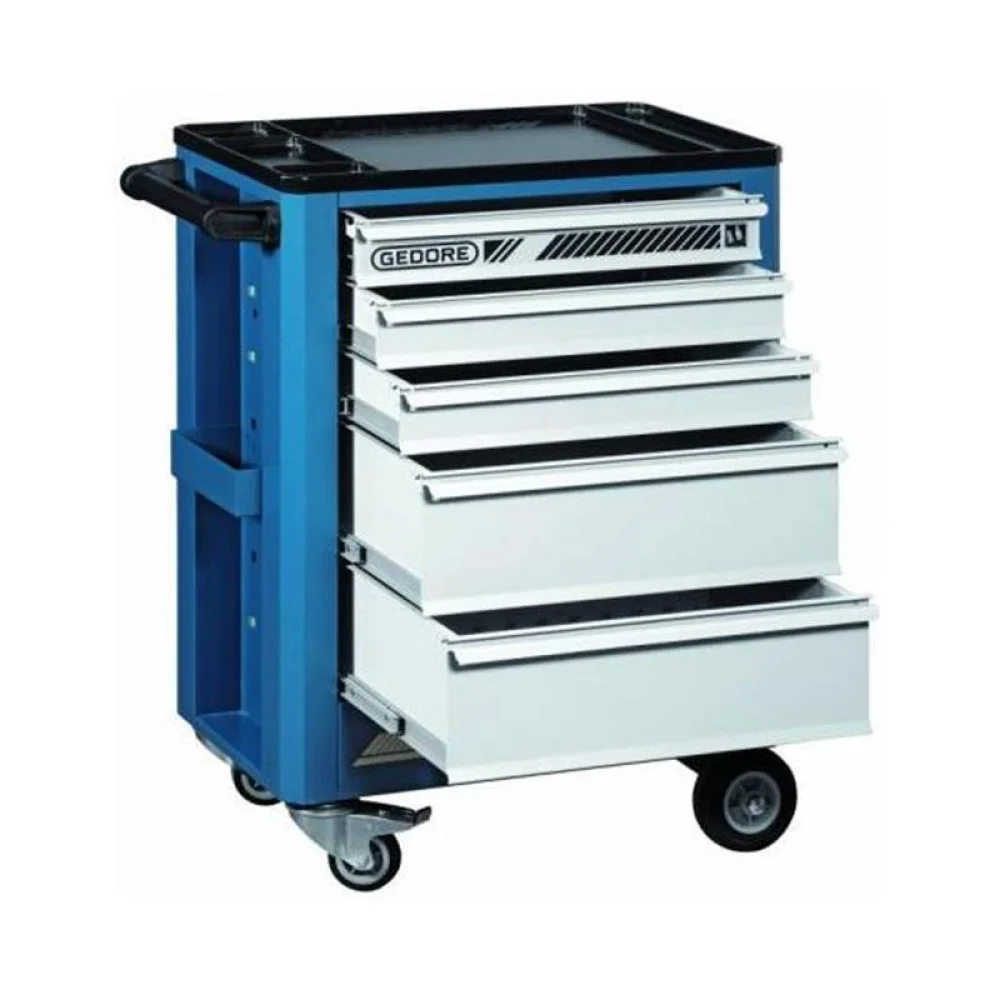Carrinho de Ferramentas Fechado Com 5 Gavetas 63X39X84CM Gedore 1574-5