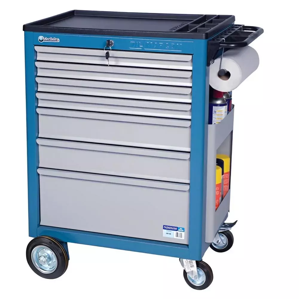 Carrinho de Ferramentas Fechado Com 7 Gavetas 60X40X86CM Marcon CR56