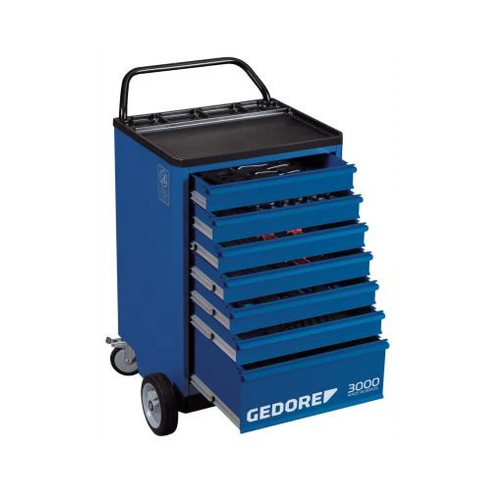 Carrinho de Ferramentas Fechado Com 7 Gavetas 92X46X49CM Gedore 3000