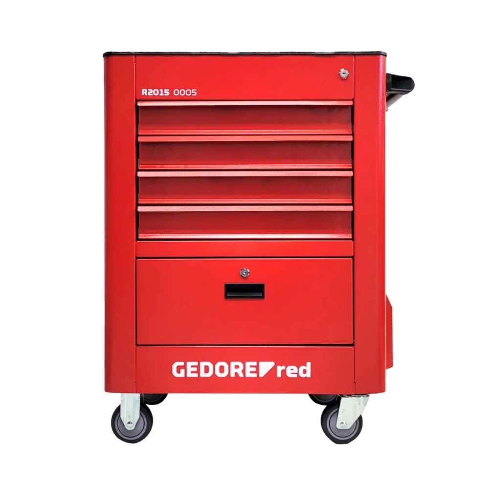 Carrinho de Ferramentas Fechado Plus com 4 Gavetas e 2 Portas 74X41X92CM Gedore Red R20150005