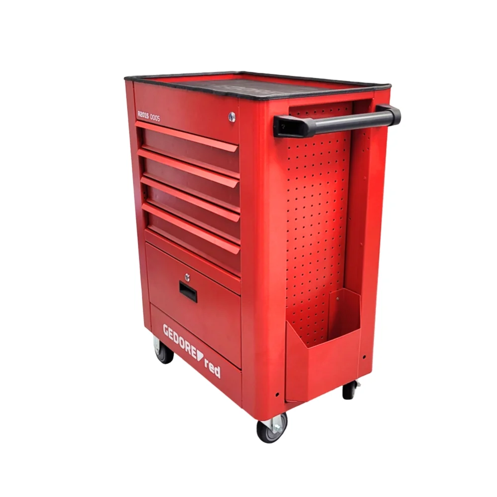 Carrinho de Ferramentas Fechado Plus com 4 Gavetas e 2 Portas 74X41X92CM Gedore Red R20150005