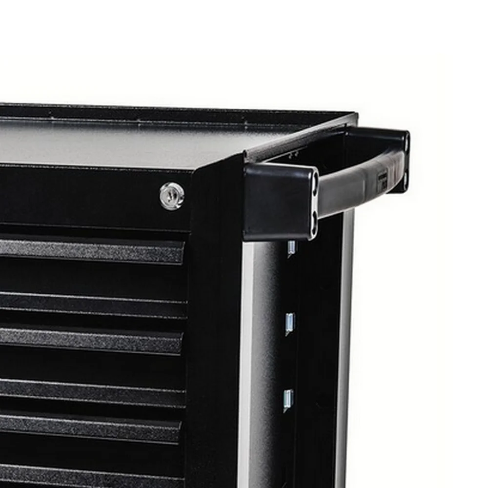 Carrinho de Ferramentas Fechado Preto com 5 Gavetas 570X46X84CM Tramontina Pro 44950/946