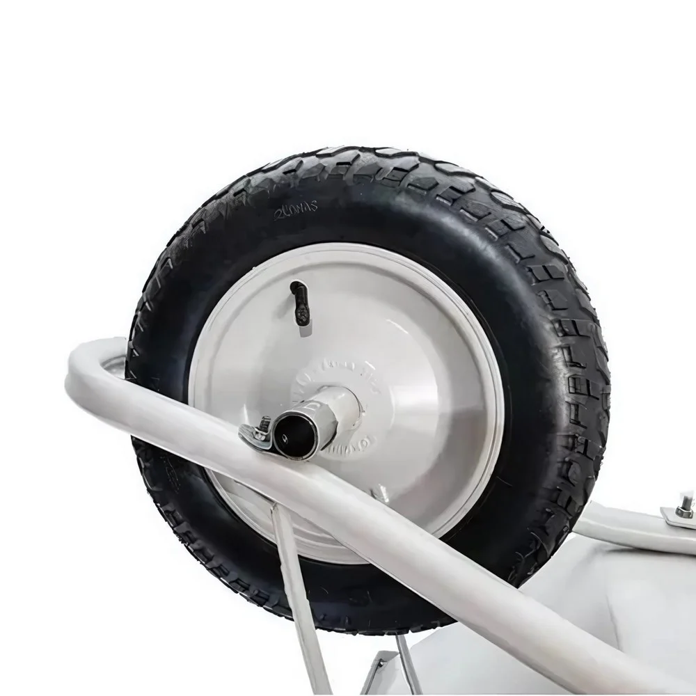 Carrinho de Mao Chapa 18 Reforcado Pneu com Camara Roda 3,25X8 60L Esfera G18