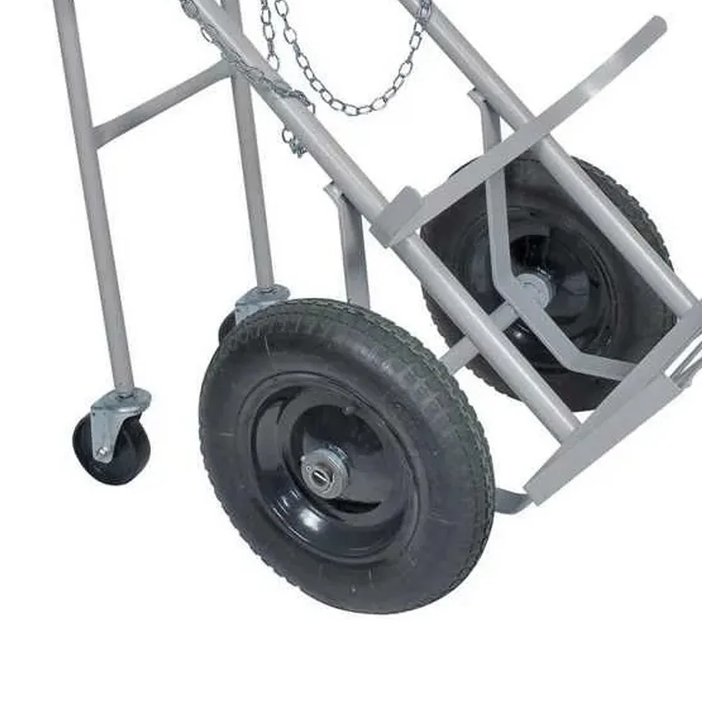 Carro de Transporte Cilindros Oxigenio/Acetileno Pneu com Camara 60X22X142CM Marcon TM90