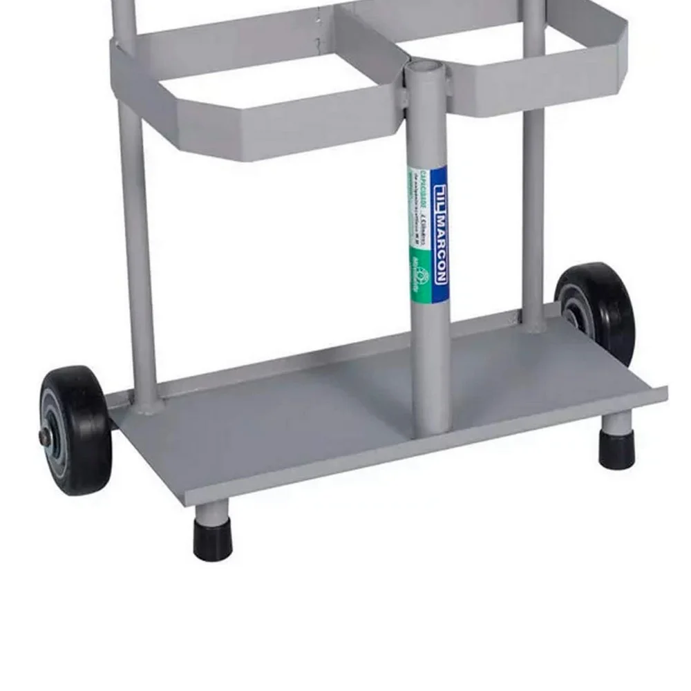 Carro de Transporte Cilindros Oxigenio/Acetileno Roda Macica 42X17X75CM Marcon TM22