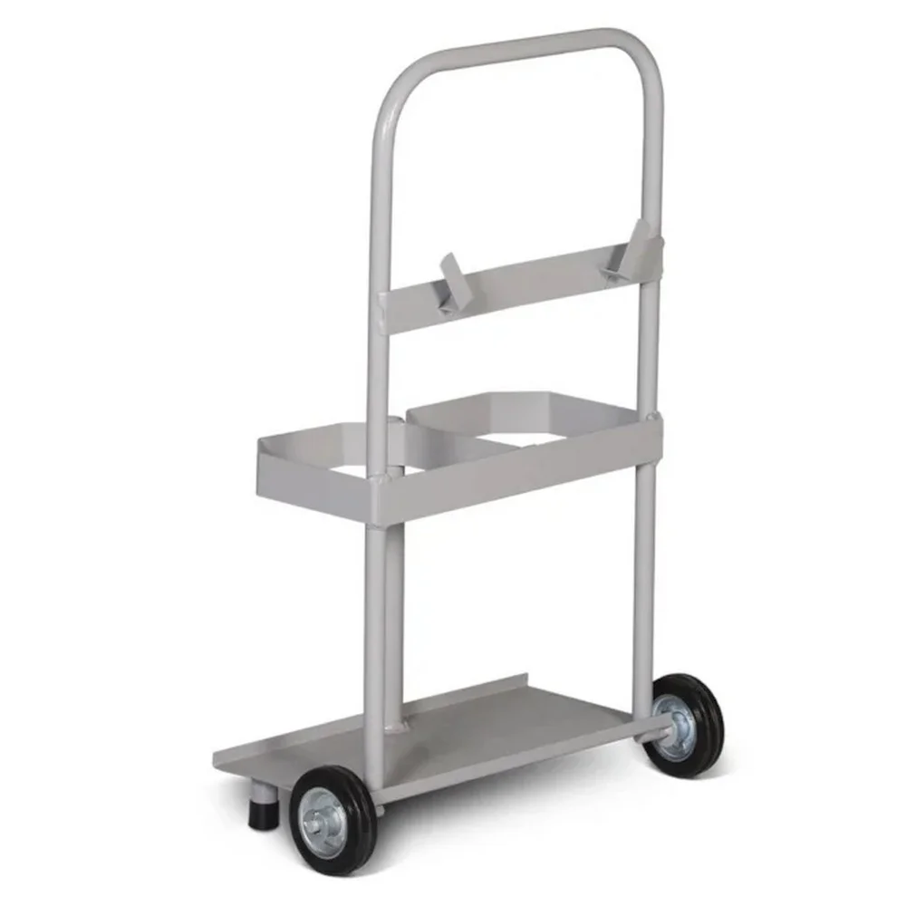 Carro de Transporte Cilindros Oxigenio/Acetileno Roda Macica 42X17X75CM Marcon TM22
