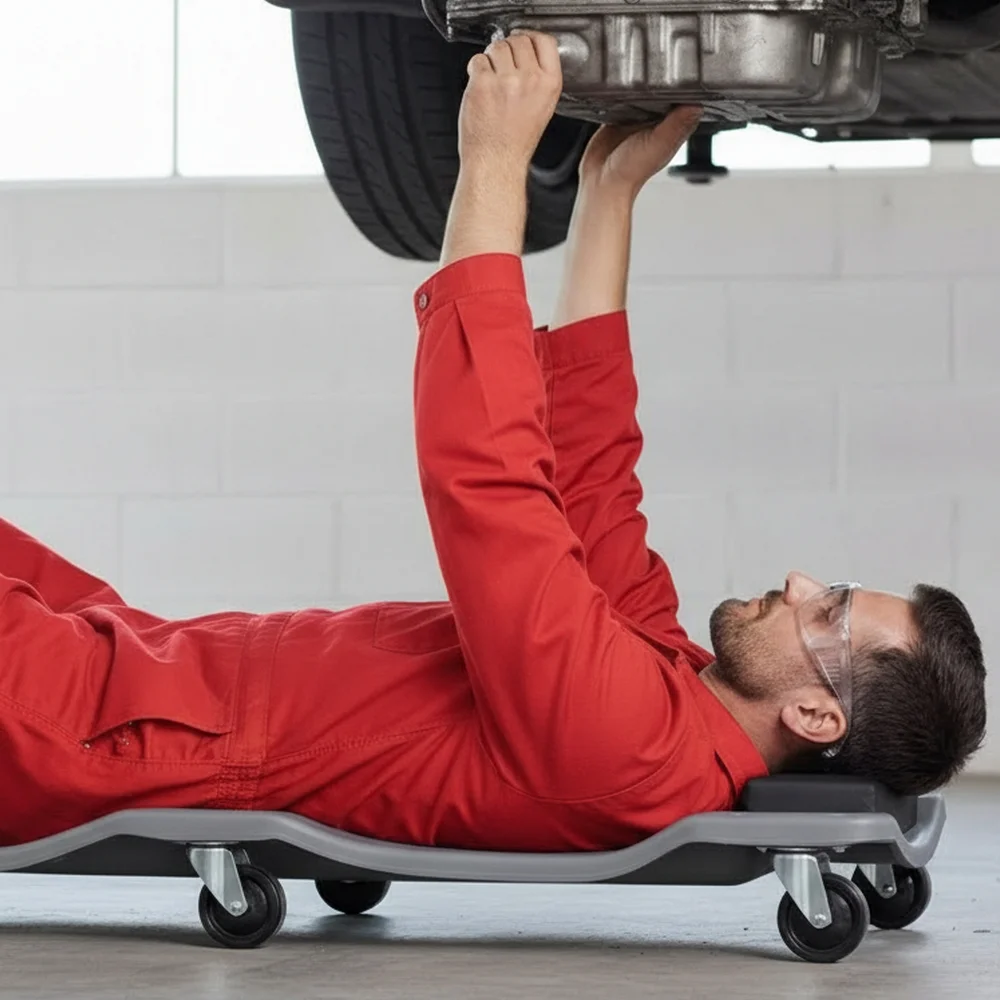 Carro Esteira para Mecanico Com 6 Rodas Giratorias 90X45CM Bremen 95001