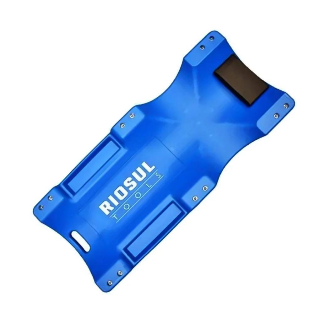 Carro Esteira Plastica para Mecanico Com 6 Rodas Giratorias 90X48CM Riosul R070035