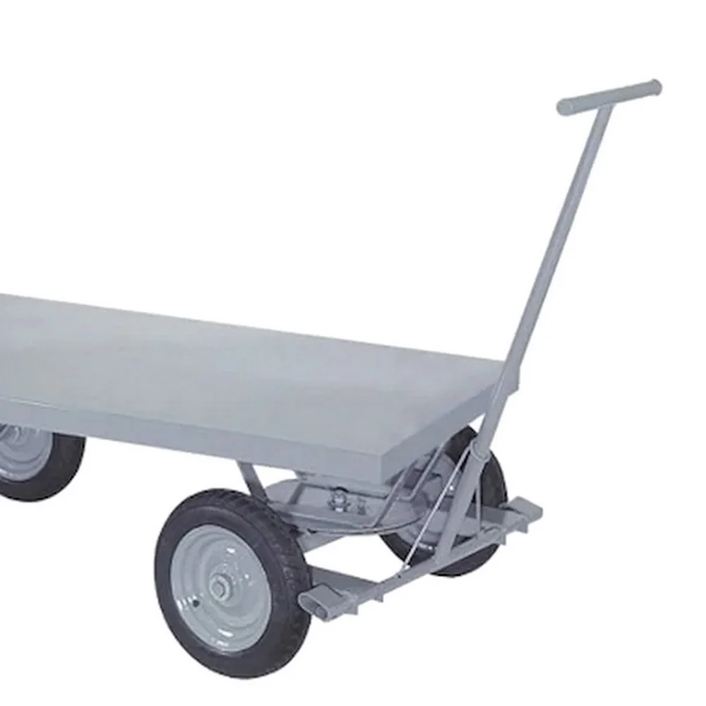Carro Plataforma Em Chapa de Aco Capacidade 1200KG Roda Macica 150X80X43CM Marcon TM-55