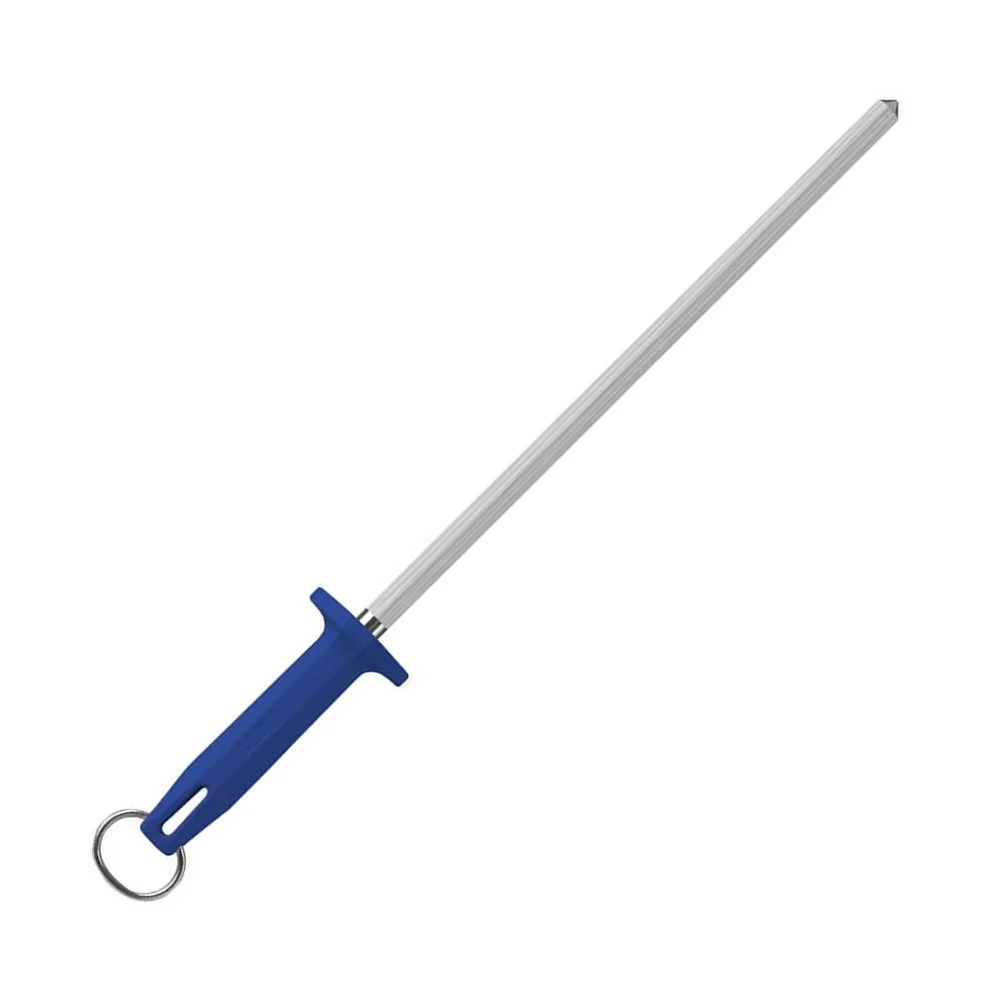 Chaira Haste Estriada Imantada Profissional Cabo Azul AC 12" Starrett BKL407-12