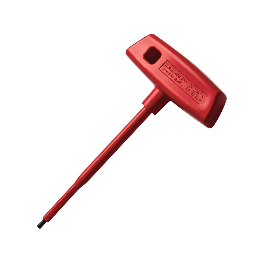 Chave Allen com Cabo T Isolada 1000V IEC60900 NR10 CRV 6MM Tramontina Pro 44318/306