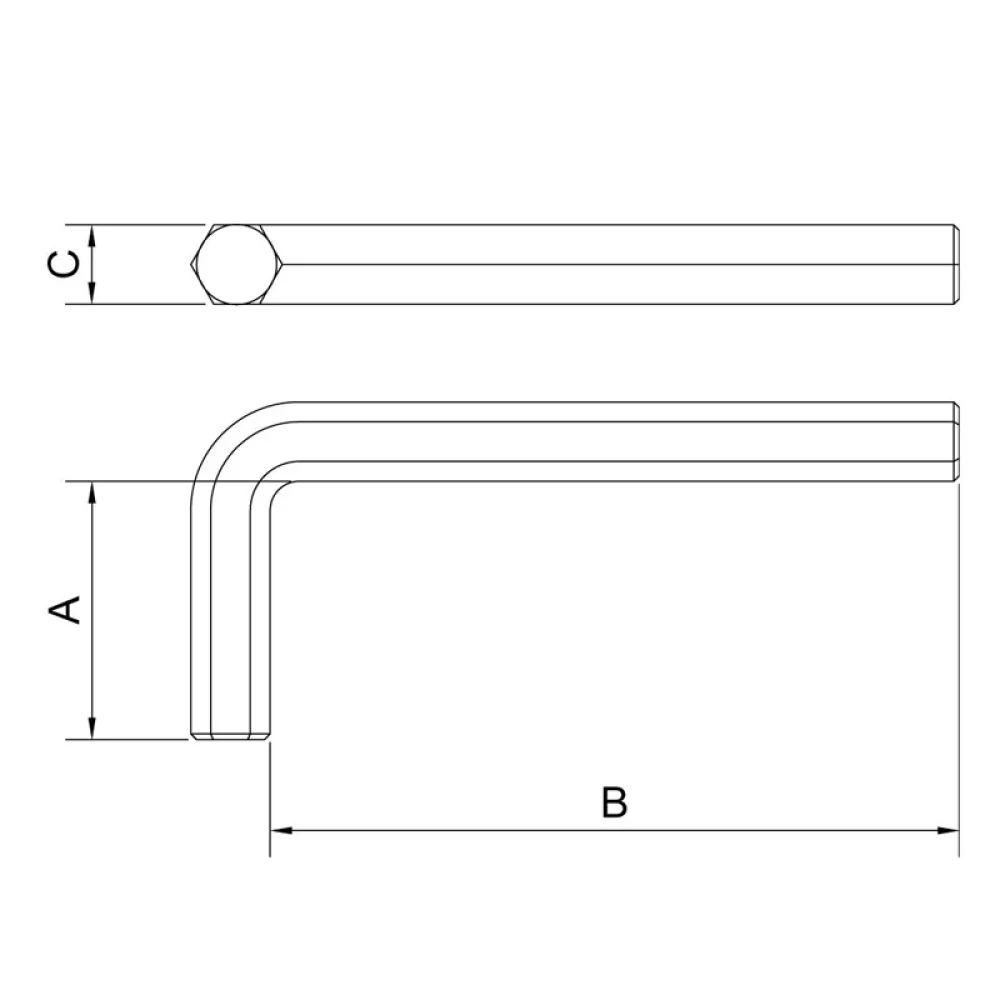 Chave Allen CRV 2,5MM Tramontina Pro 44400/002