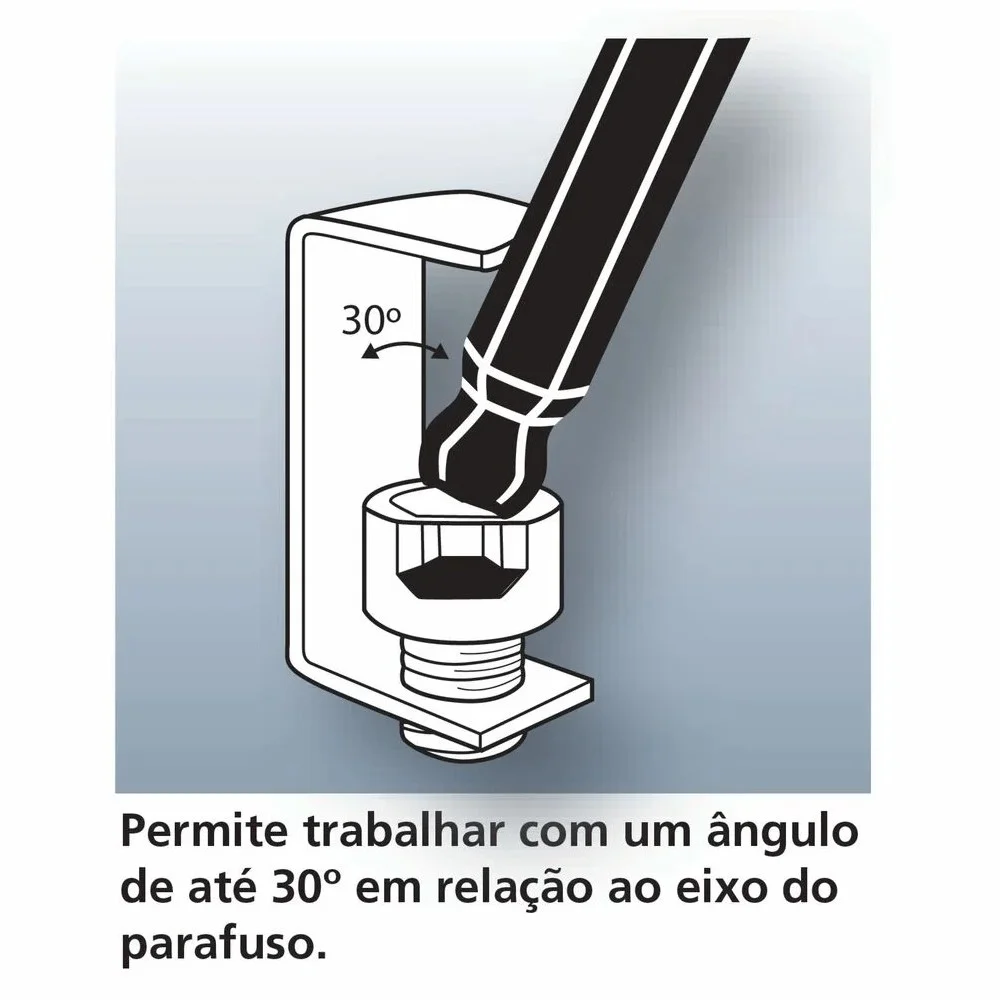 Chave Allen Ponta Bola 2,5MM Tramontina Pro 44460/025