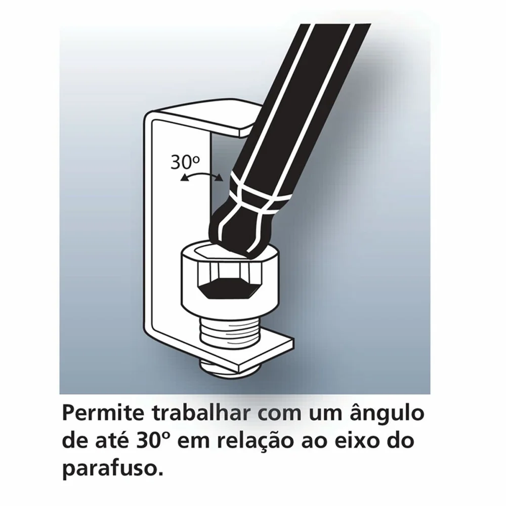 Chave Allen Ponta Bola 5MM Tramontina Pro 44460/005