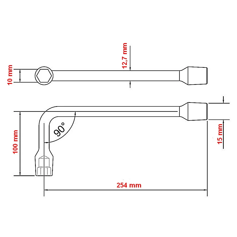 Chave Biela CRV 10MM Tramontina Pro 44720/110