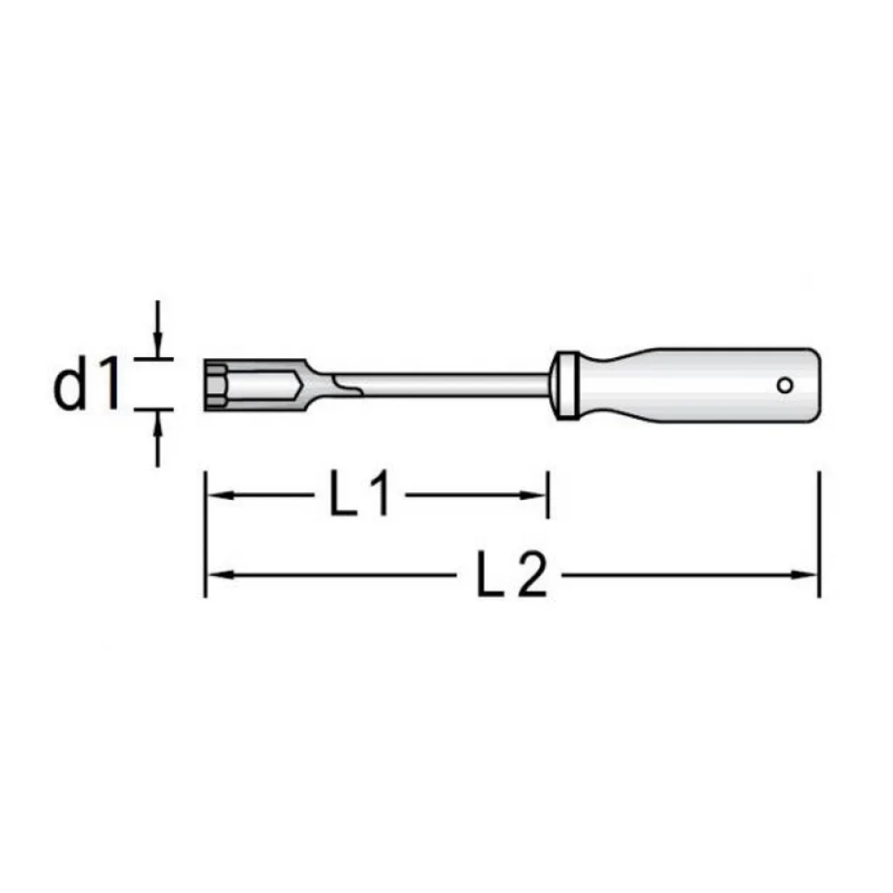 Chave Canhao E-Torx CRV E8 Gedore 33TX
