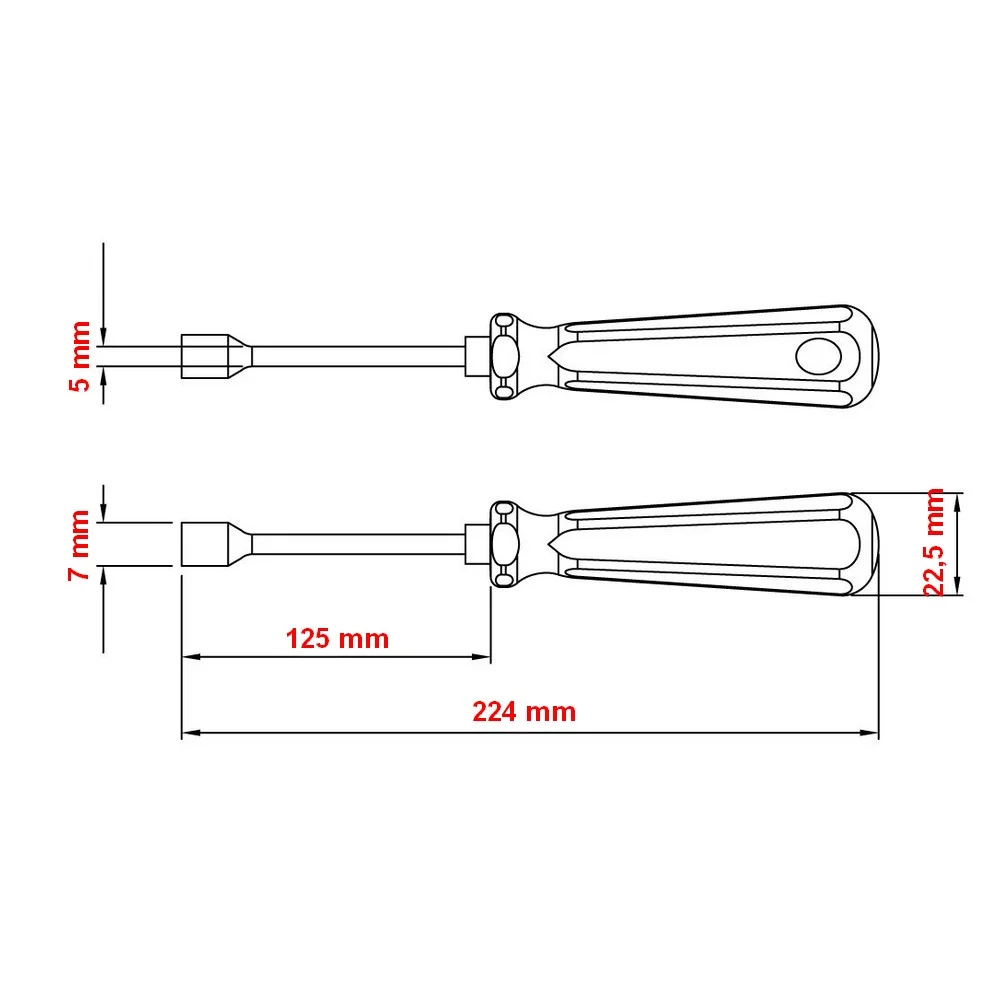 Chave Canhao Easy Grip CRV 4X125MM Tramontina Pro 44250/004