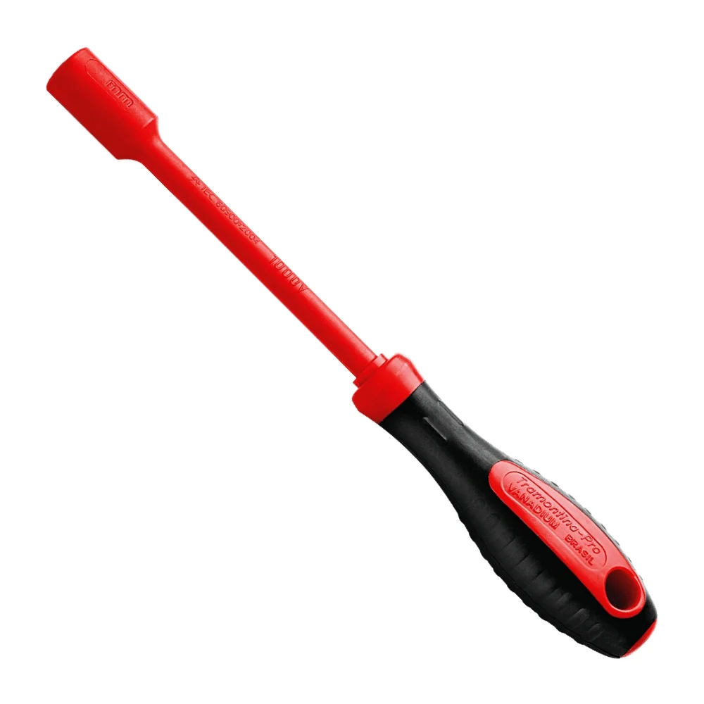 Chave Canhao Haste Isolada 1000V IEC60900 NR10 Cabo com Duplo Isolamento CRV 8X125MM Tramontina Pro 44317/008
