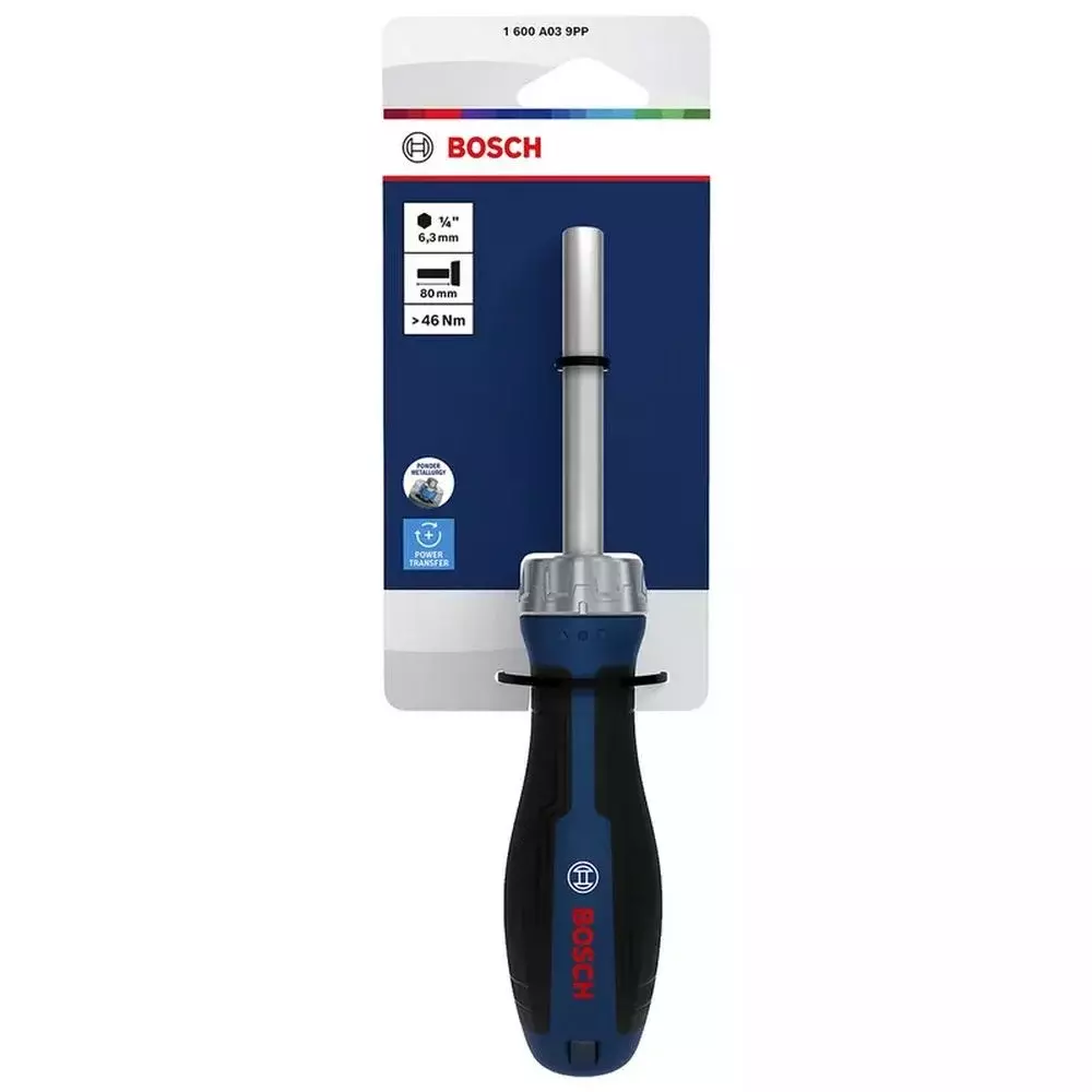 Chave Catraca com Cabo Reto para Bits 1/4" Bosch 1600A039PP