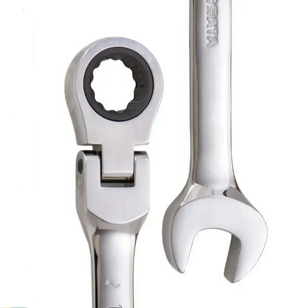 Chave Combinada Articulada com Catraca CRV 17MM Sata ST46408ST