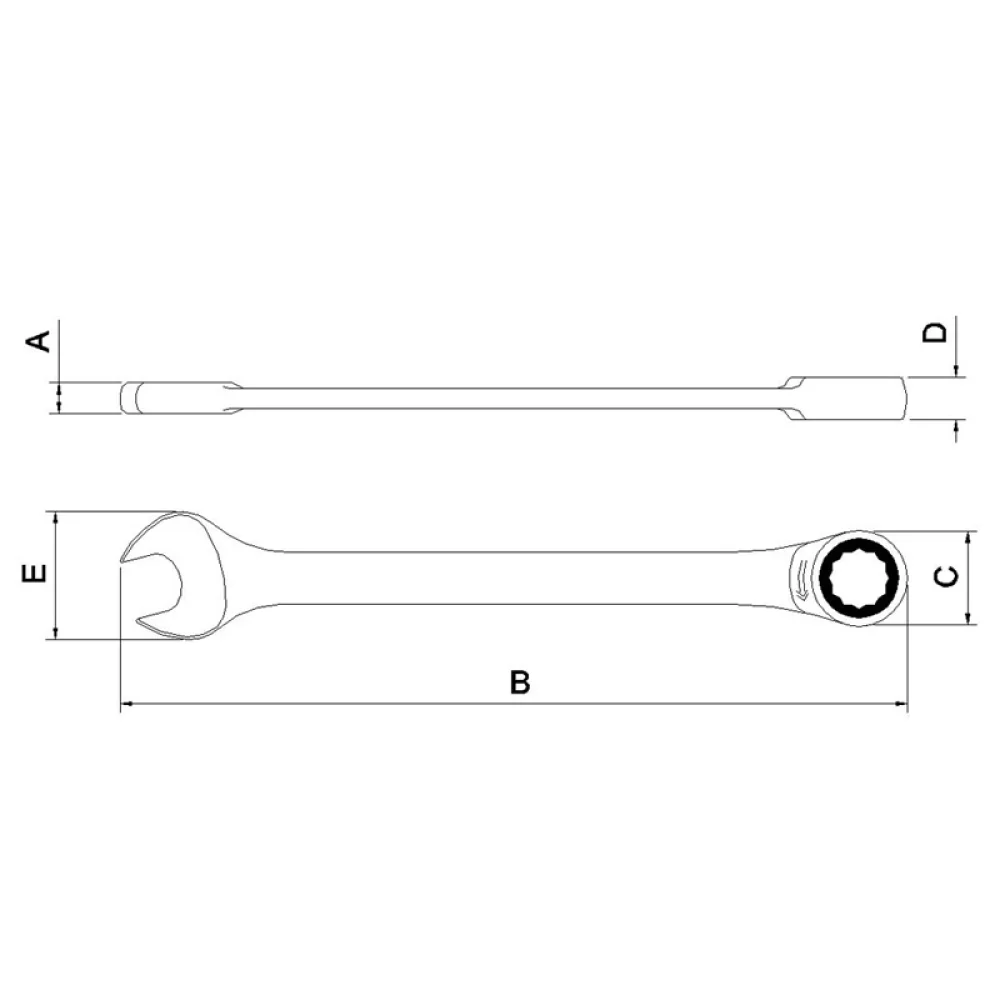 Chave Combinada com Catraca CRV 14MM Tramontina Pro 44652/114