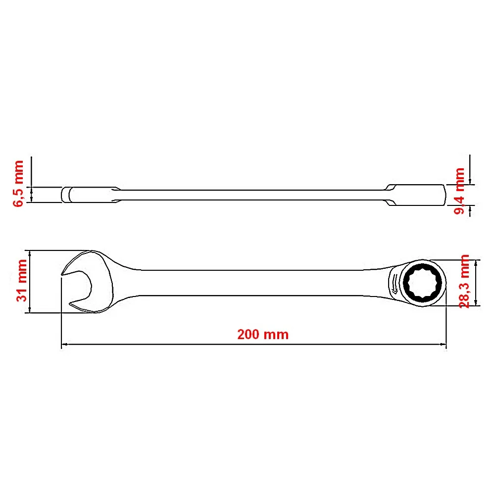 Chave Combinada com Catraca CRV 15MM Tramontina Pro 44652/115