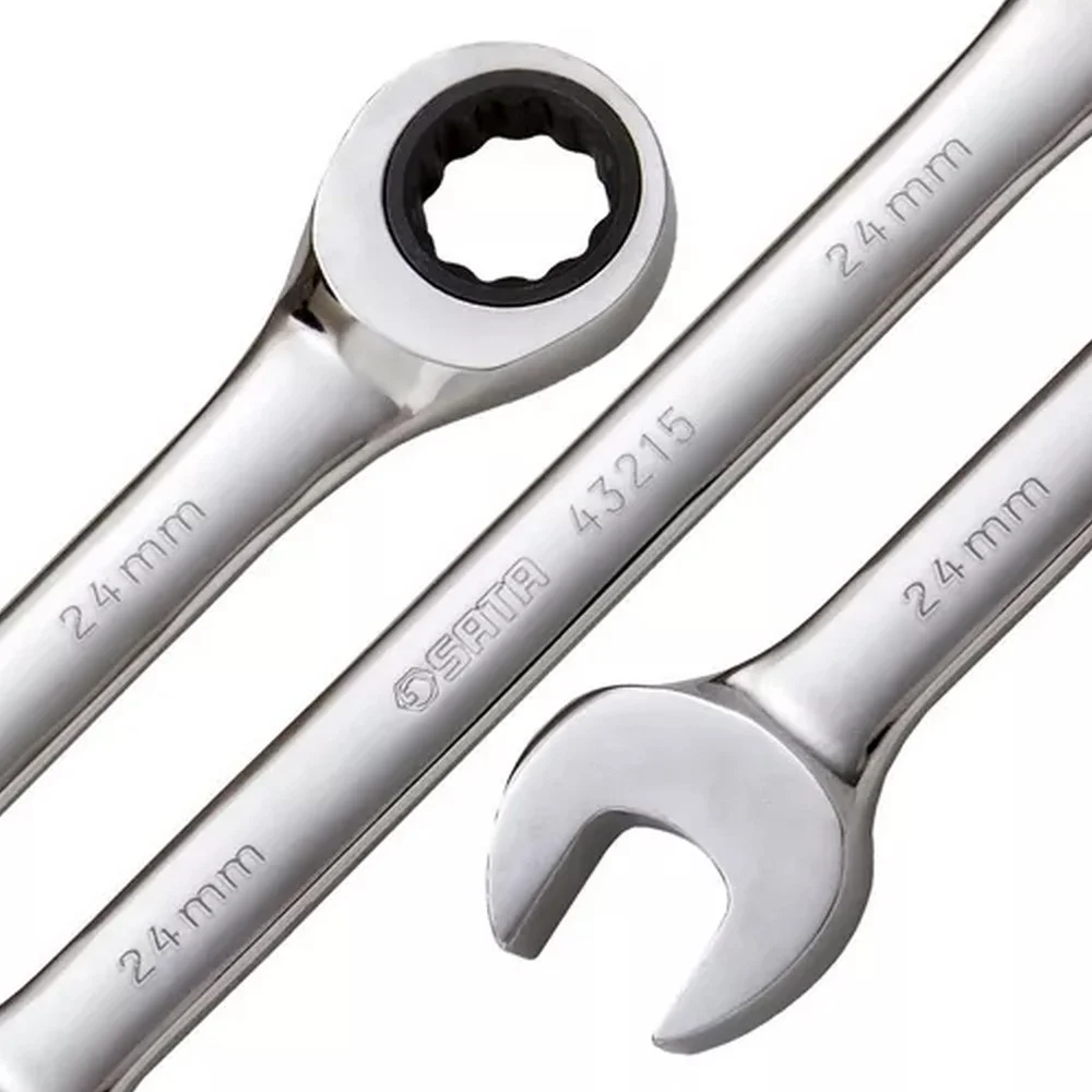 Chave Combinada com Catraca CRV 24MM Sata ST43215ST