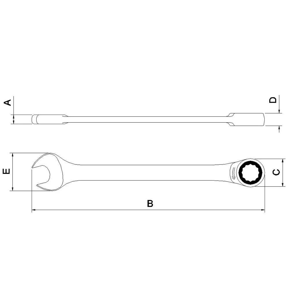 Chave Combinada com Catraca CRV 8MM Tramontina Pro 44652/108