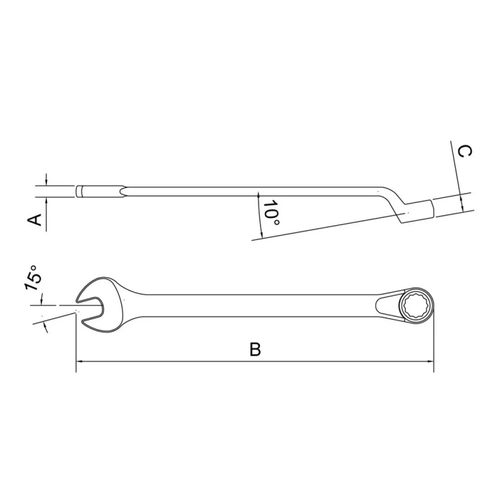 Chave Combinada CRV 18MM Tramontina Pro 44660/118