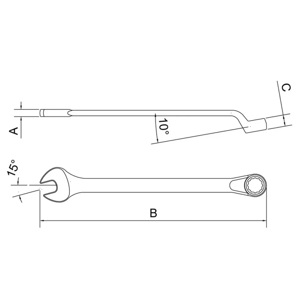 Chave Combinada CRV 3/8" Tramontina Pro 44670/102