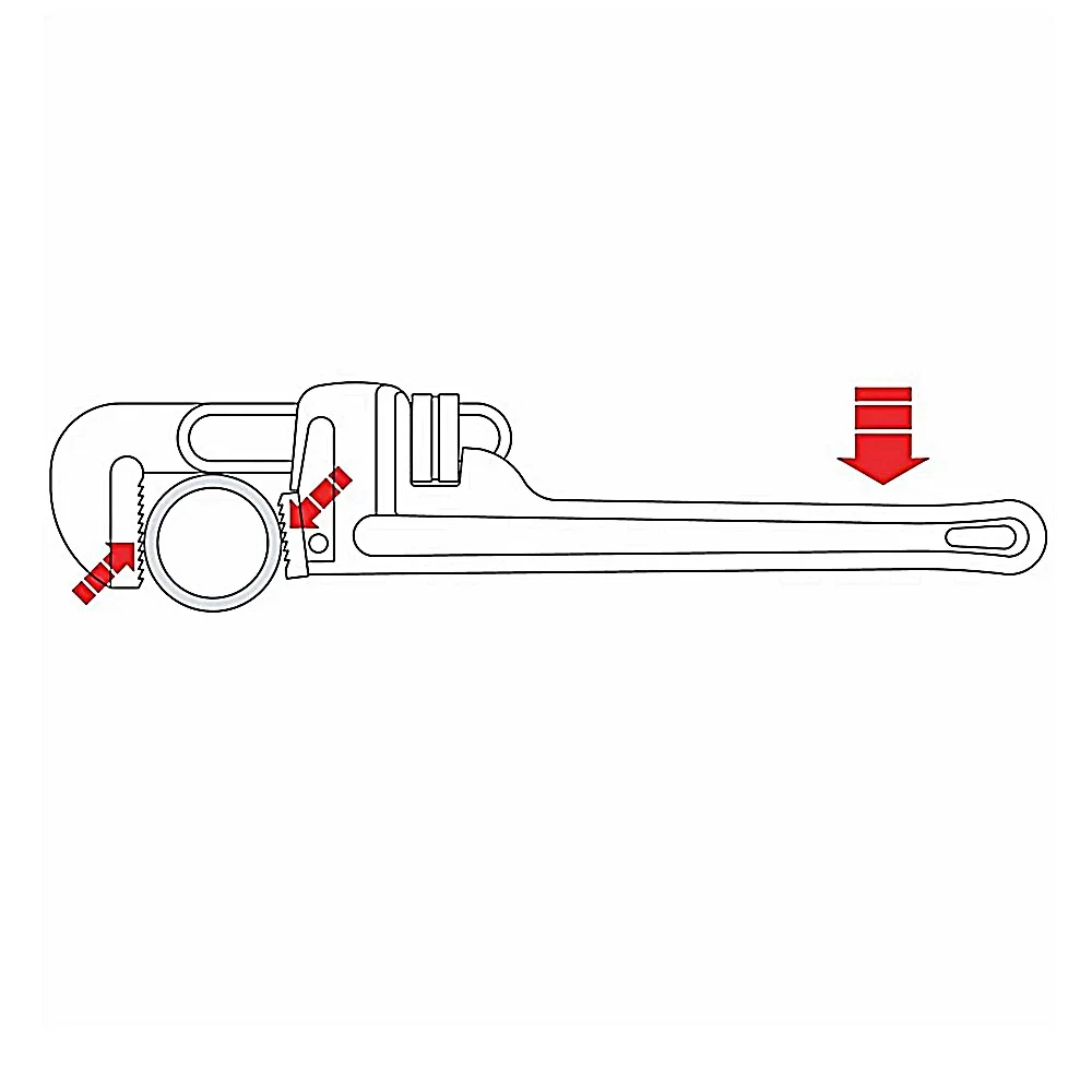 Chave de Cano Heavy-Duty Abertura 64MM 24" Tramontina Pro 44021/024
