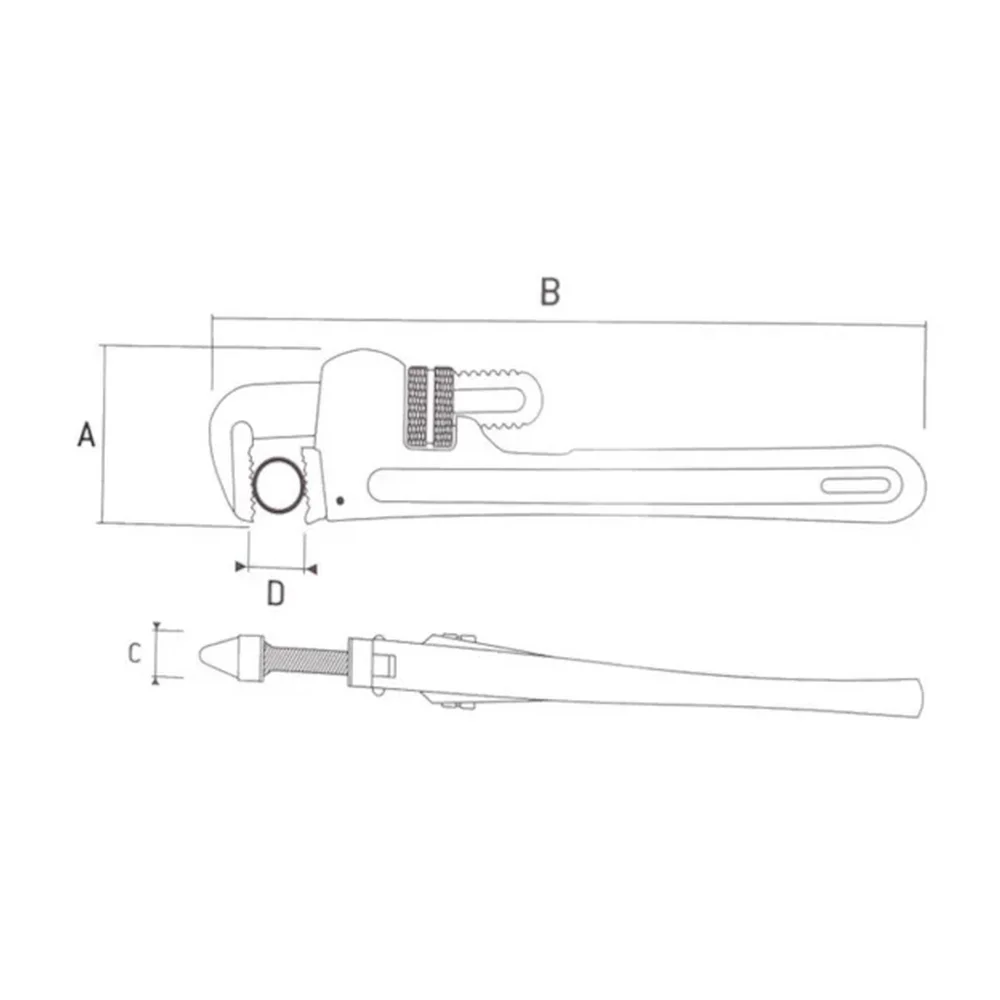 Chave de Cano Heavy-Duty Abertura 76MM 18" Mtx 1570555