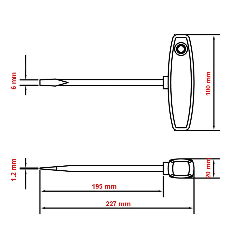 Chave de Fenda com Cabo T CRV 1/4X7" Tramontina Pro 44358/130