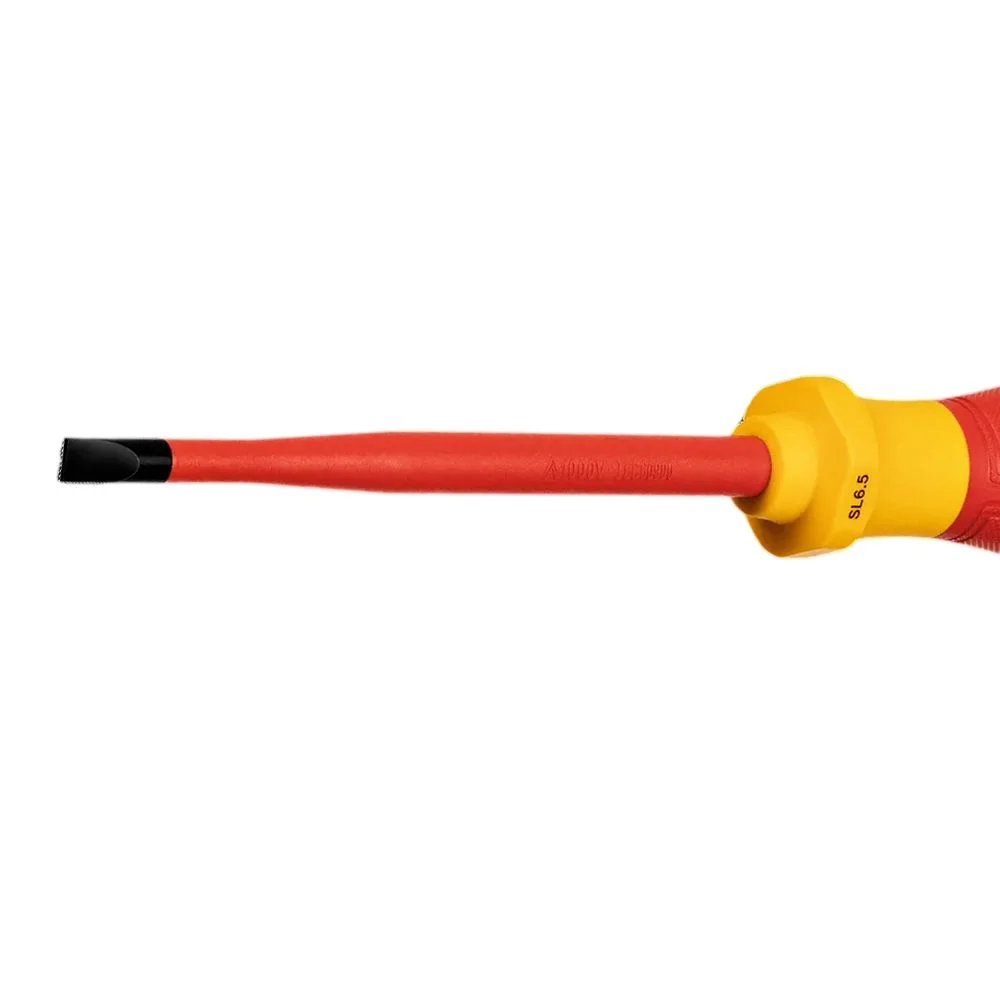 Chave de Fenda Haste Isolada 1000V VDE EN/IEC60900 CRV 6,5X125MM Bosch 1600A02NC4
