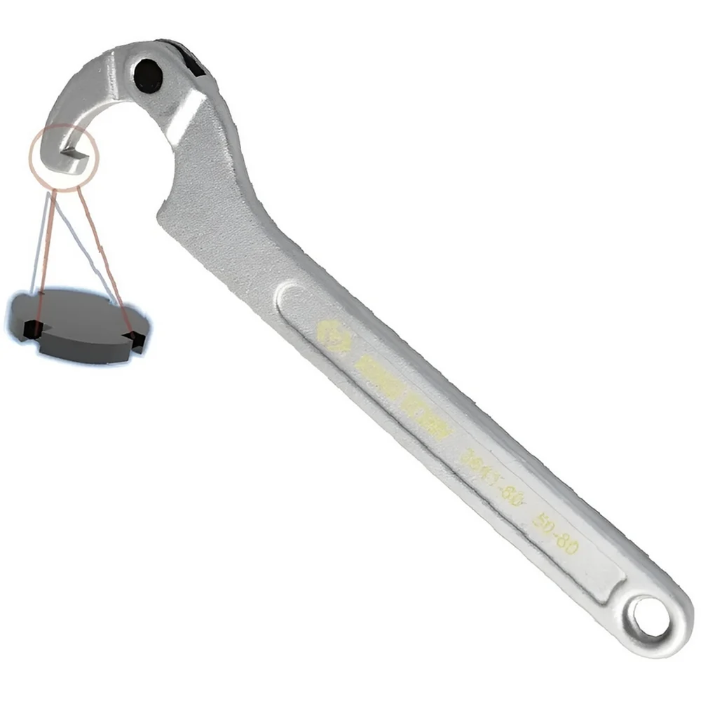 Chave de Gancho Articulada Porca 80A120MM King Tony 3641-CO