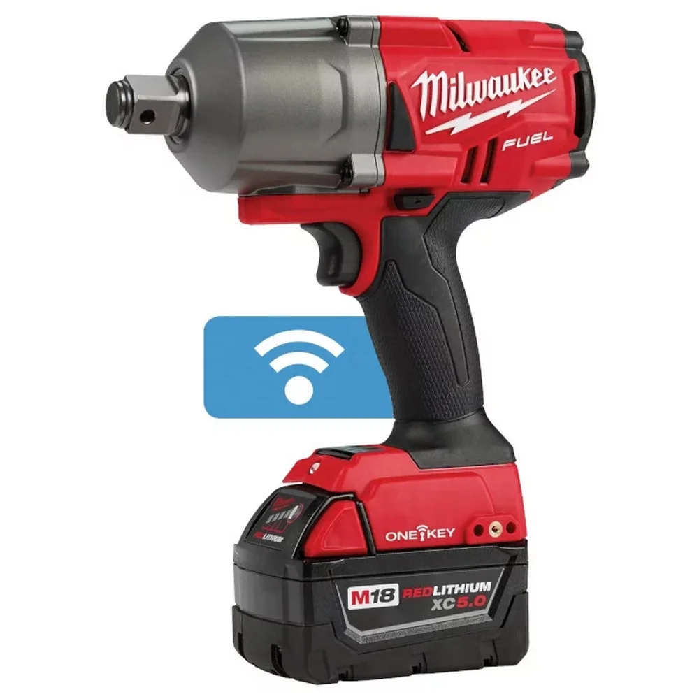 Chave de Impacto a Bateria 18V 1626NM Brushless Maleta Carregador 2 Baterias 5AH 3/4" 220V Milwaukee 2864-259